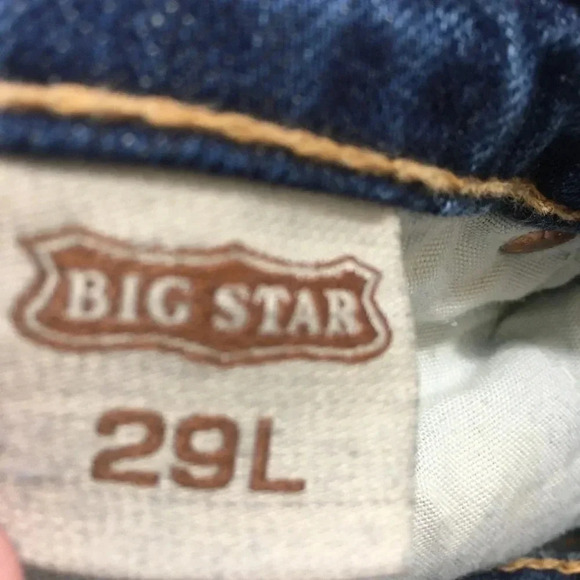 LAST CALL Big Star Boot Cut Jeans Women’s Size 29 Denim Blue Casey - Picture 12 of 13